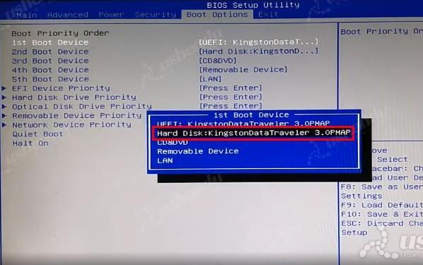 bios设置u盘启动